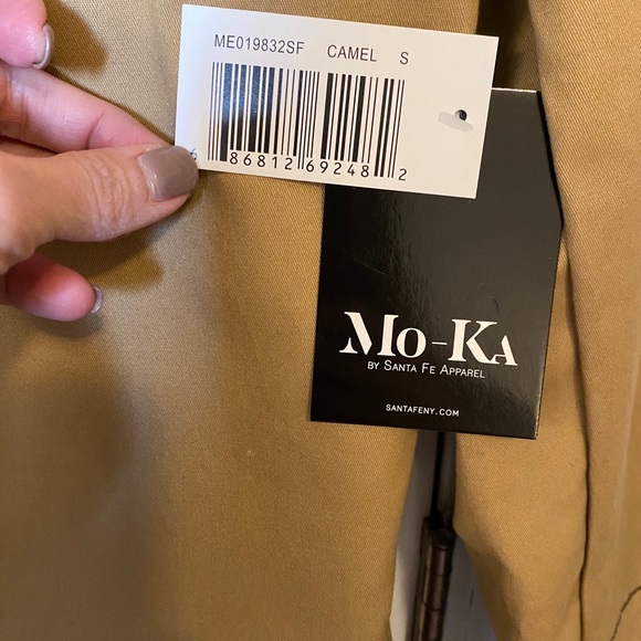 Mo-Ka by Santa Fe Apparel-Gray lightweight coat - Picture 7 of 11